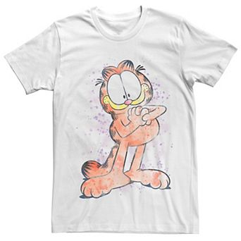 Men's Garfield Watercolor Portrait Tee