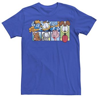 Men's Garfield And Friends Group Shot Tee