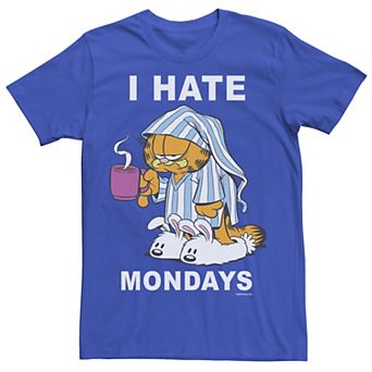 Men's Garfield Mondays Sleep Text Tee
