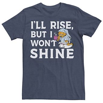 Men's Garfield Won't Shine Text Tee