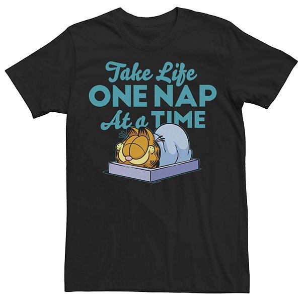 Men's Garfield Nap Attack Humor Tee