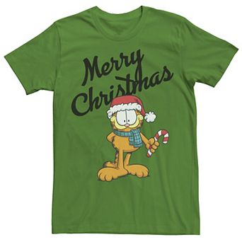 Men's Garfield Christmas Holiday Tee