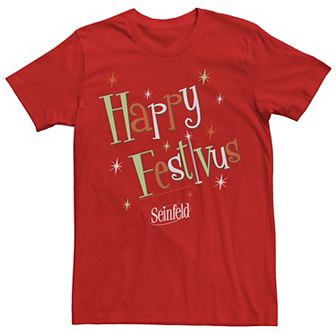 Men's Seinfeld Happy Festivus Logo Tee