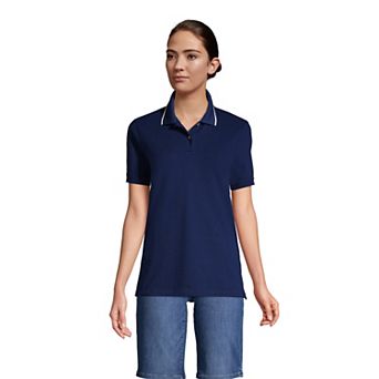 Women's Lands' End Mesh Polo Shirt