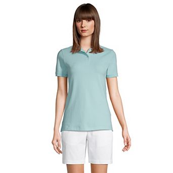 Women's Lands' End Mesh Polo Shirt