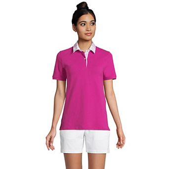 Women's Lands' End Mesh Polo Shirt