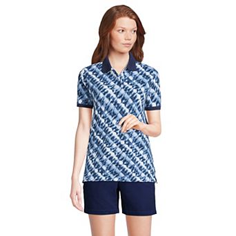Women's Lands' End Mesh Polo Shirt