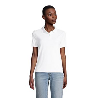 Women's Lands' End Mesh Polo Shirt