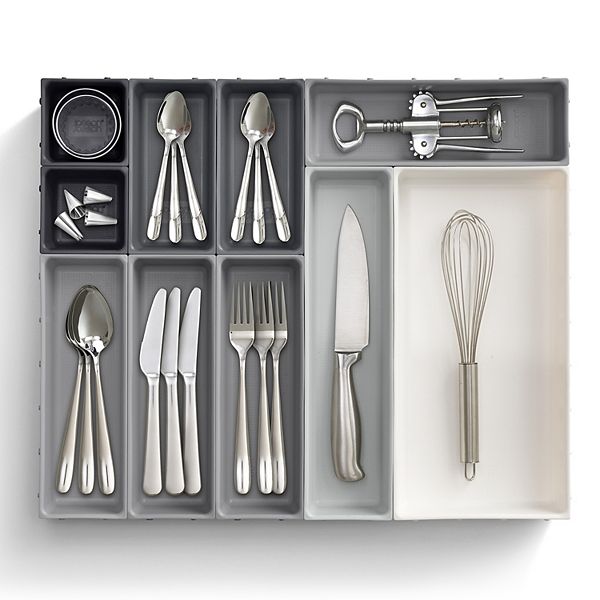 Joseph Joseph 10pc Box Drawer Organizer Set - Gray