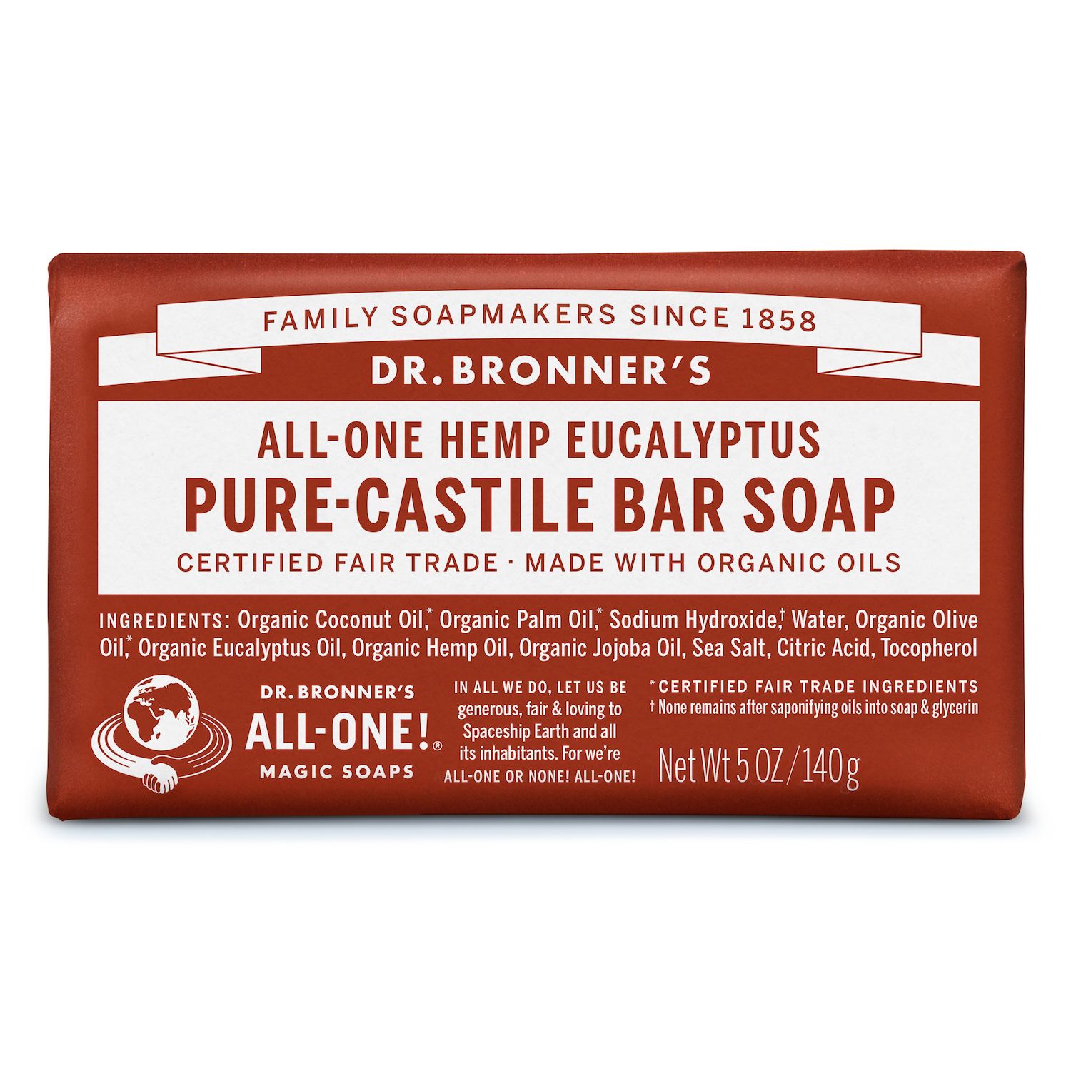 Image for Dr. Bronner’s Castille Bar Soap - Eucalyptus at Kohl's.