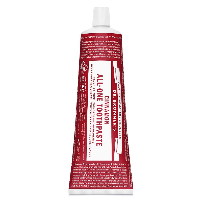 Dr. Bronner s All-One Organic Cinnamon Toothpaste 5oz