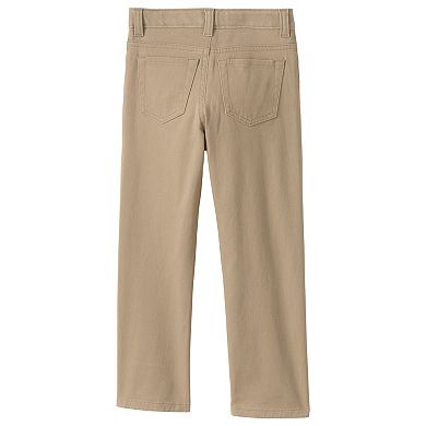 Boys 4-20 Lands' End Iron Knee Stretch 5-Pocket Pants in Regular & Husky