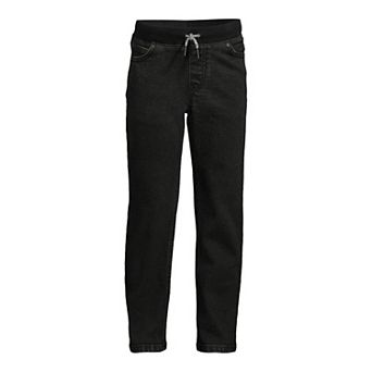 Boys 2-20 Lands' End Boys Iron Knee Stretch Pull-On Jeans in Regular, Husky & Slim