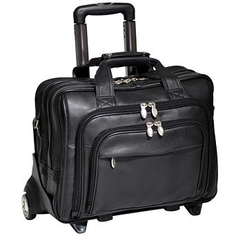 McKlein Gold Coast Wheeled Leather Laptop Case