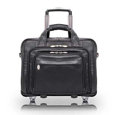 McKlein Gold Coast Wheeled Leather Laptop Case
