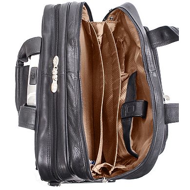 McKlein Gold Coast Wheeled Leather Laptop Case