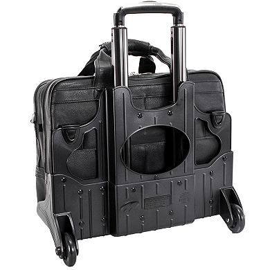 McKlein Gold Coast Wheeled Leather Laptop Case