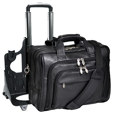 McKlein Gold Coast Wheeled Leather Laptop Case