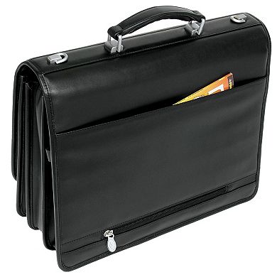 McKlein River North Leather Briefcase