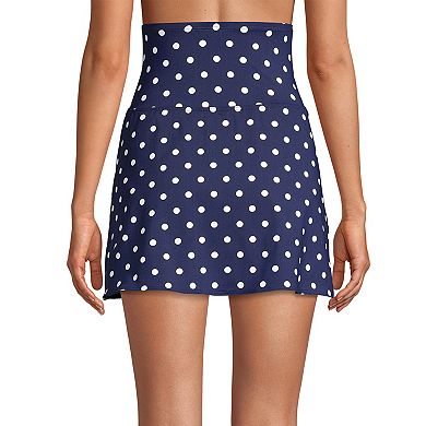 Women's Lands' End Tummy Control Ultra High-Waist Swim Skirt