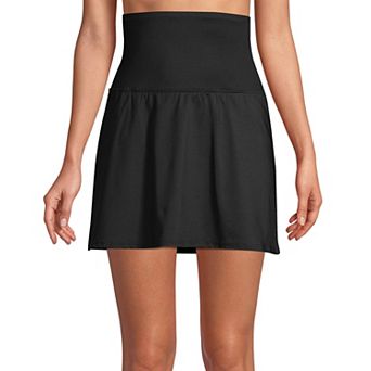 Women's Lands' End Tummy Control Ultra High-Waist Swim Skirt