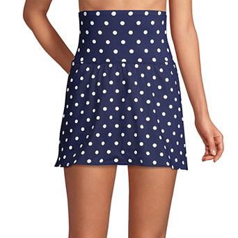 Women's Lands' End Tummy Control Ultra High-Waist Swim Skirt