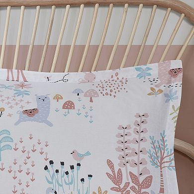 Urban Habitat Kids Kinsley Woodland Animals Cotton Reversible Comforter Set and Shams