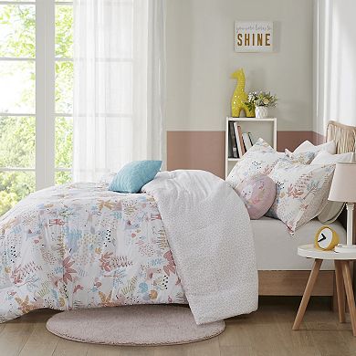 Urban Habitat Kids Kinsley Woodland Animals Cotton Reversible Comforter Set and Shams