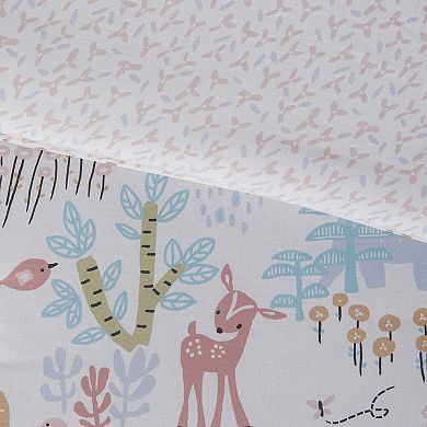 Urban Habitat Kids Kinsley Woodland Animals Cotton Reversible Comforter Set and Shams