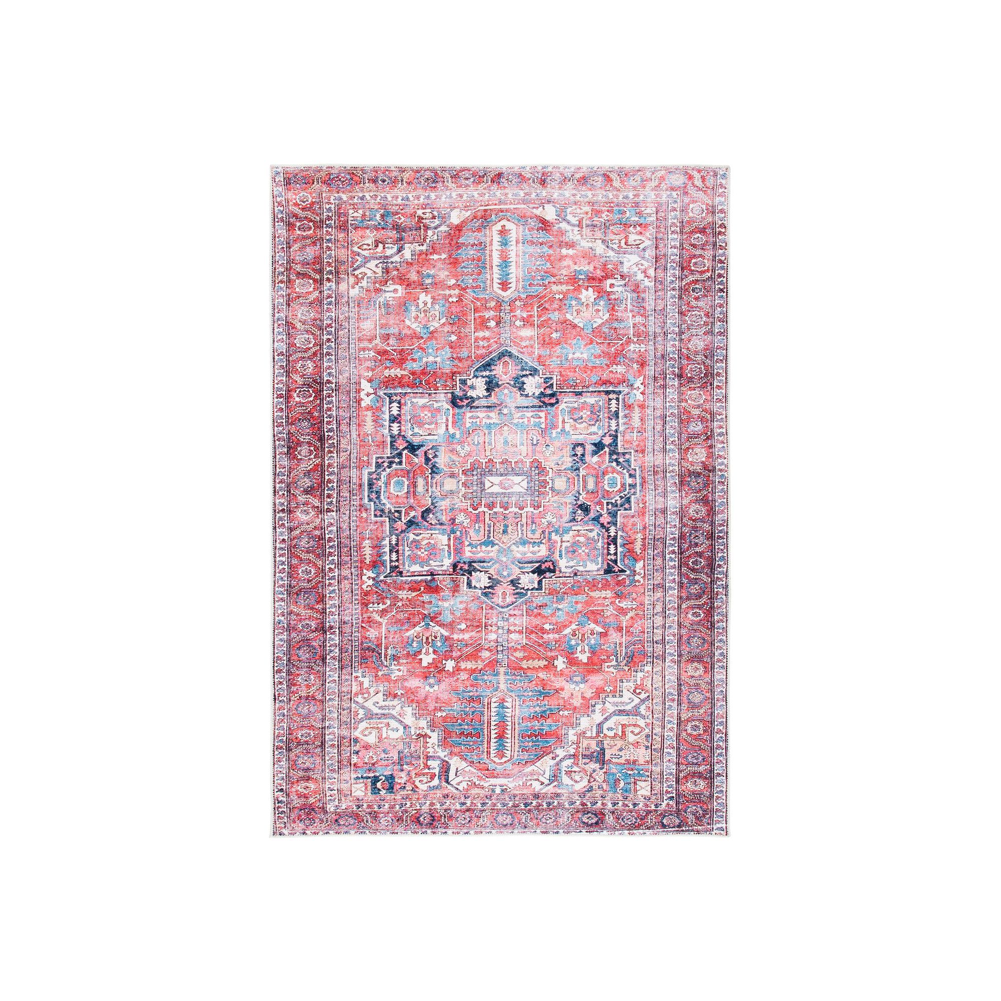Safavieh Serapi Ember Rug, Red Blue