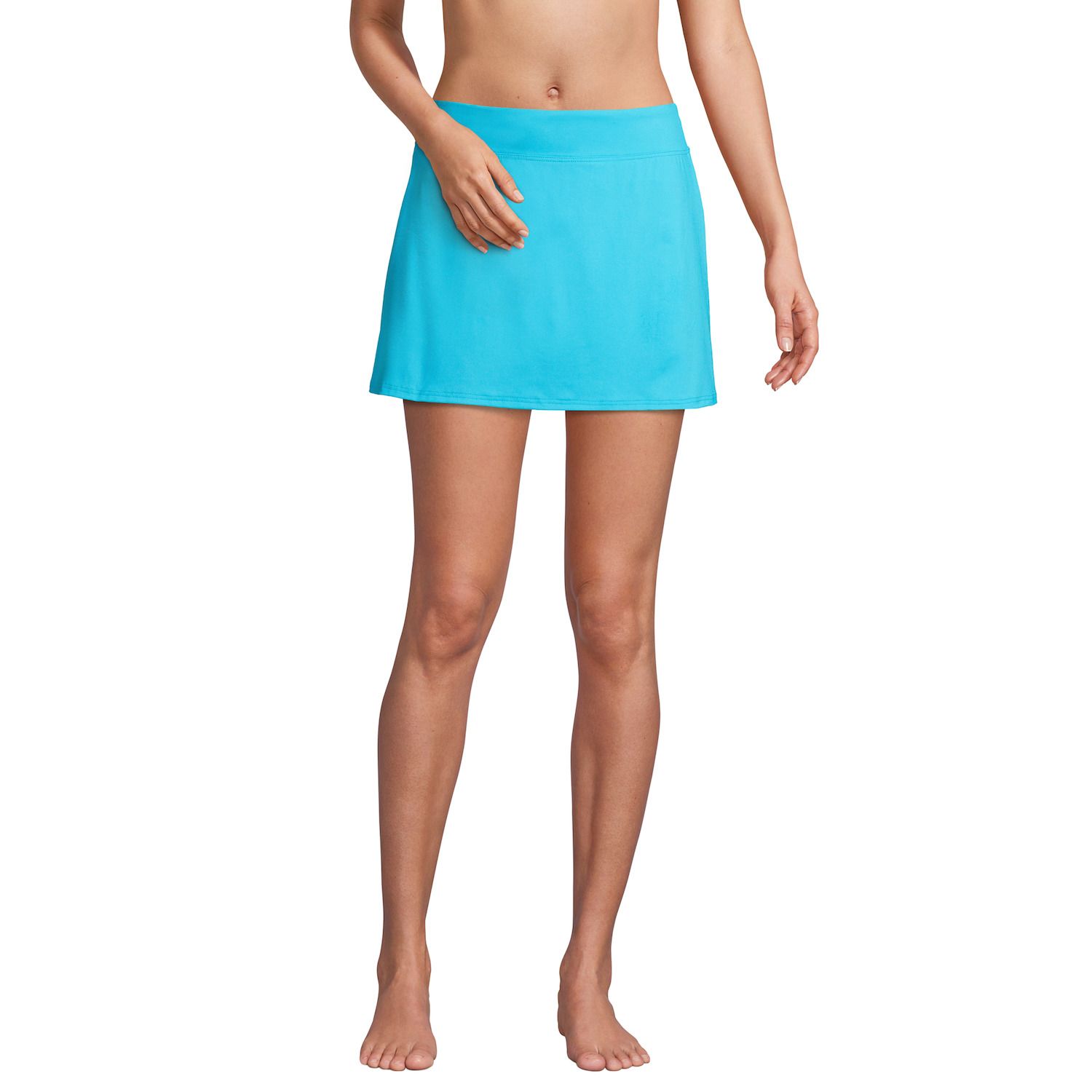 Image for Lands' End Petite Thigh Minimizer Swim Skirt at Kohl's.