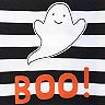 Baby Carter's 2 Piece Halloween "Boo" Striped Pajama Set