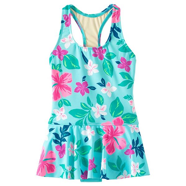 Girls 7-12 Lands' End Skirted One-Piece Swimsuit in Slim