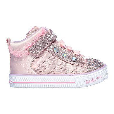 Skechers® Twinkle Toes Shuffle Lite Adore-A-Ball Toddler Girls' Light-Up Sneakers