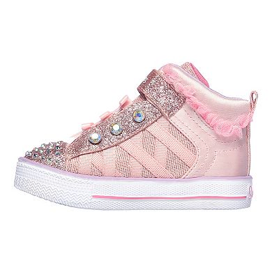Skechers® Twinkle Toes Shuffle Lite Adore-A-Ball Toddler Girls' Light-Up Sneakers