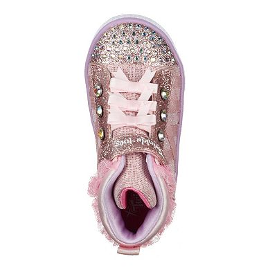 Skechers® Twinkle Toes Shuffle Lite Adore-A-Ball Toddler Girls' Light-Up Sneakers