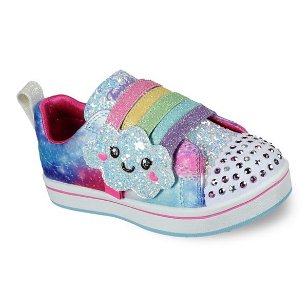Skechers® Twinkle Toes Sparkle Rainbow Smiles Toddler Girls' Light-Up Shoes