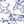 White Blue Floral