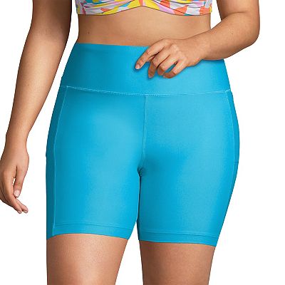 Plus Size Lands End 6 Thigh Minimizer Swim Shorts