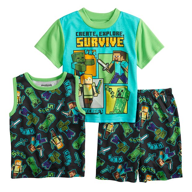 Kohls minecraft pajamas hot sale