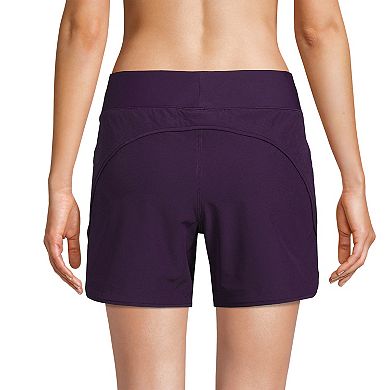 Women's Lands' End Curvy Fit Quick Dry Swim Shorts