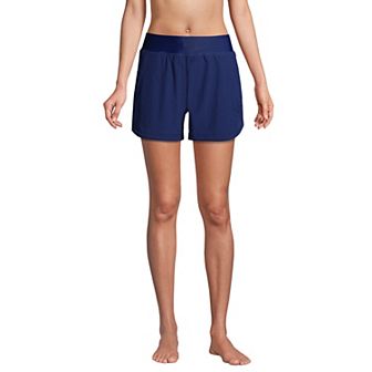 Women's Lands' End Curvy Fit 5" Quick Dry Swim Shorts
