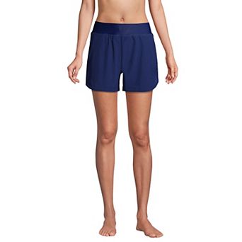 Women's Lands' End Curvy Fit 5" Quick Dry Swim Shorts