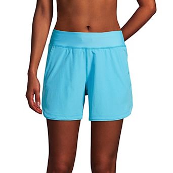 Women's Lands' End Curvy Fit 5" Quick Dry Swim Shorts
