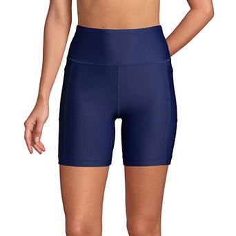 Women's Lands' End 6" Chlorine-Resistant UPF 50 Swim Shorts