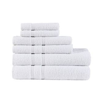 510 Design Aegean Turkish Cotton 6 pc Antimicrobial Bath Towel Set