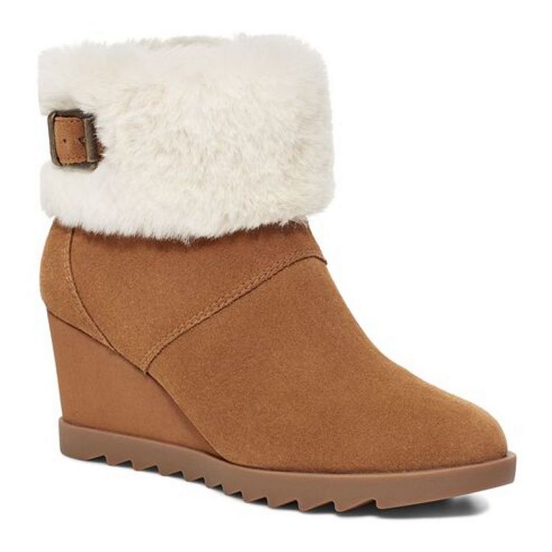 Koolaburra by UGG Elladine Womens Wedge Winter Boots, Size: 10, Med Brown