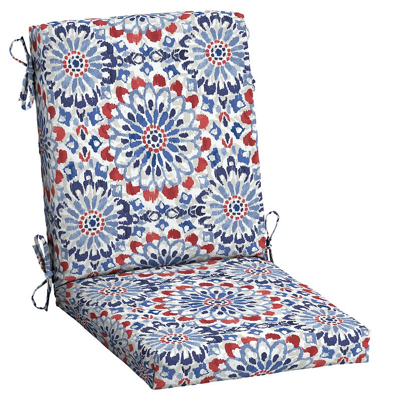 Arden Selections Ashland Jacobean Outdoor High Back Dining Chair Cushion, B