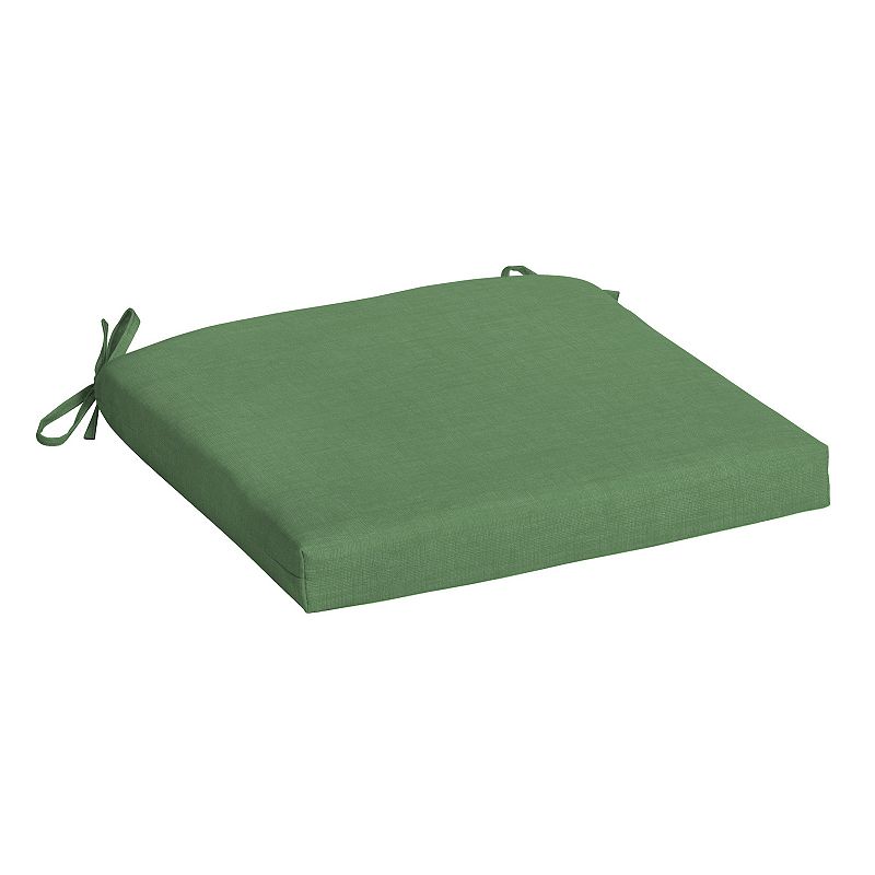 Arden Selections Leala Texture Outdoor Seat Pad, Green, 18X19