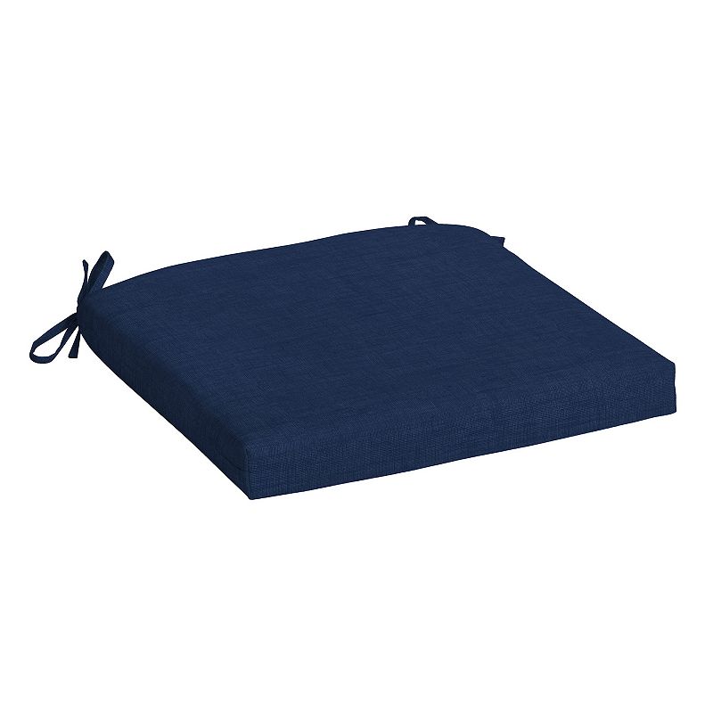 Arden Selections Leala Texture Outdoor Seat Pad, Blue, 18X19